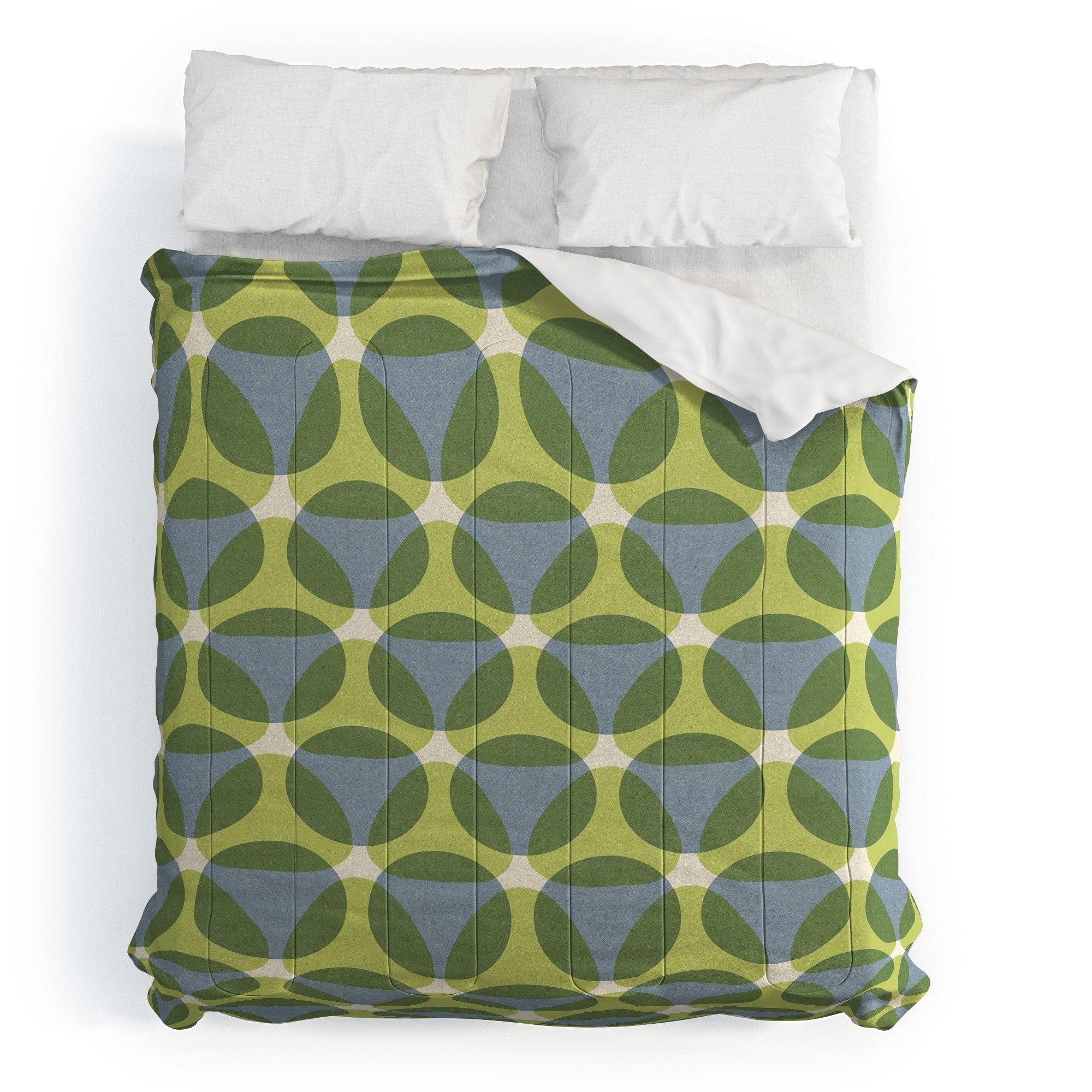 Marta Barragan Camarasa Stylish Retro Circle Comforter