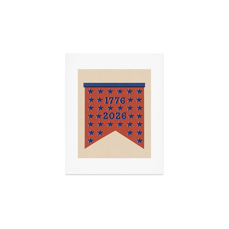 DENY Designs Star Banner Art Print