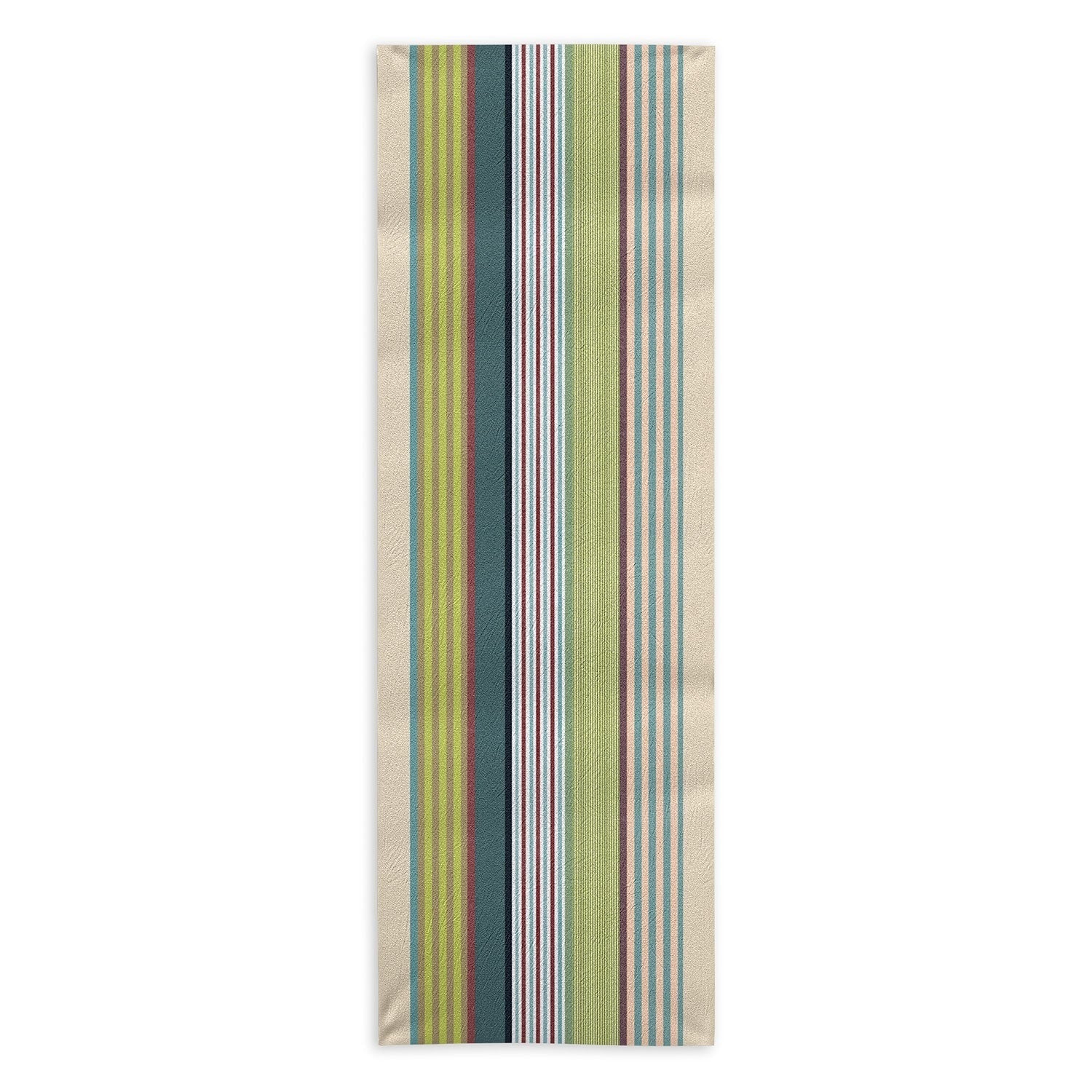 Marta Barragan Camarasa Colorful Stripe Delight Yoga Towel
