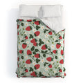 Design by Spark Strawberry Florals Fields Comforter