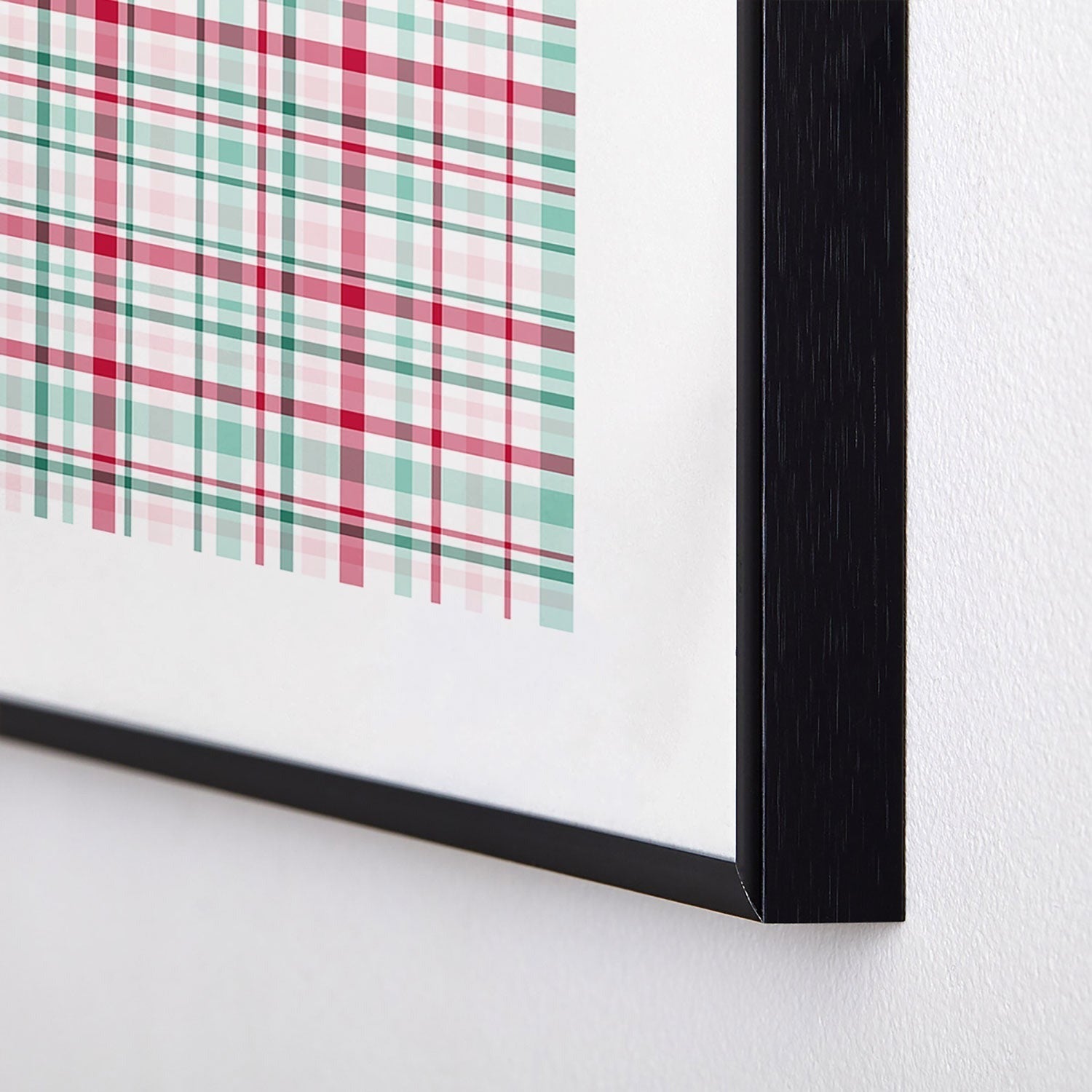 Lisa Argyropoulos Merry Vintage Plaid Metal Framed Art Print