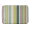 Marta Barragan Camarasa Colorful Stripe Delight Memory Foam Bath Mat