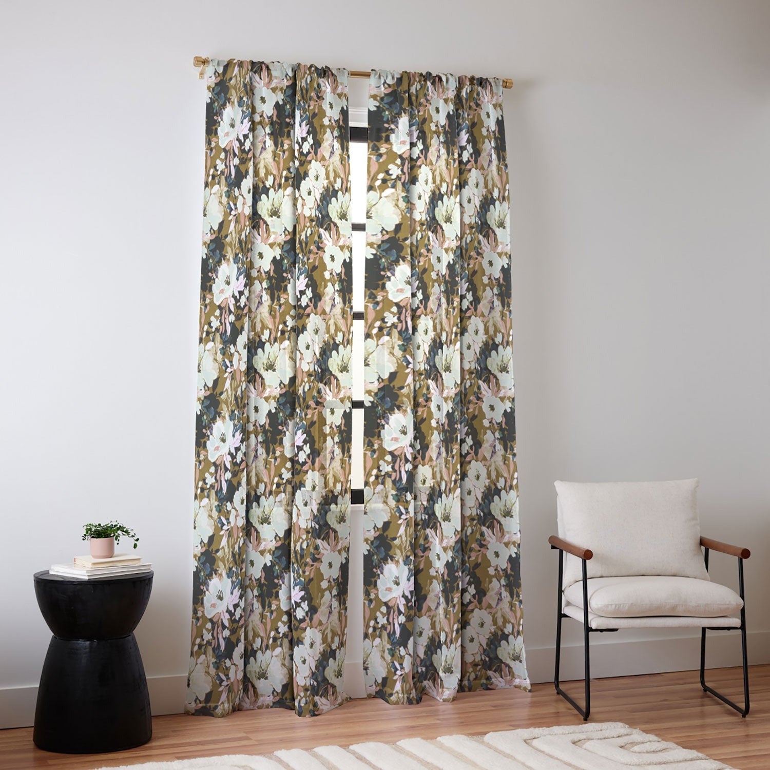 Marta Barragan Camarasa Romantic Floral Fusion Sheer Non Repeat