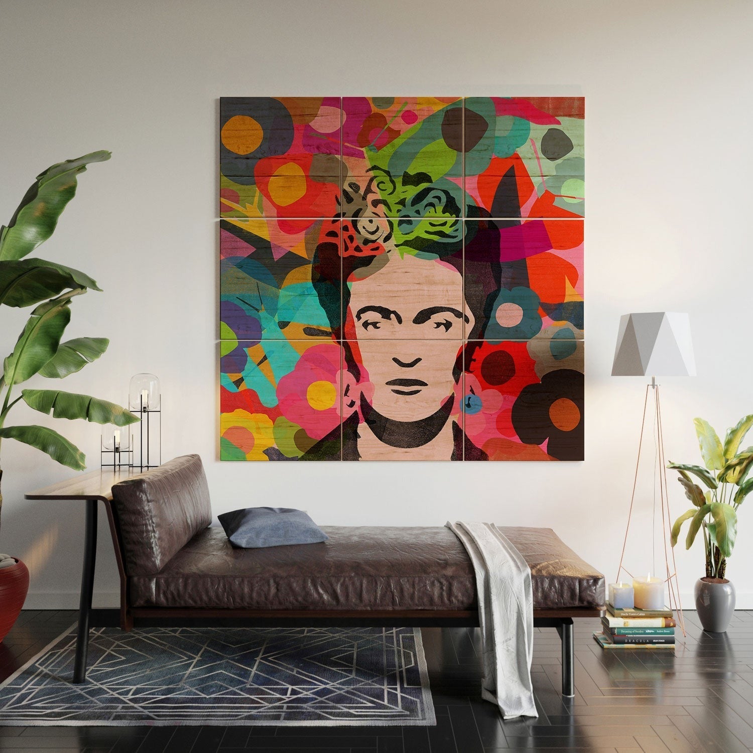 Garima Dhawan frida 1d Wood Wall Mural