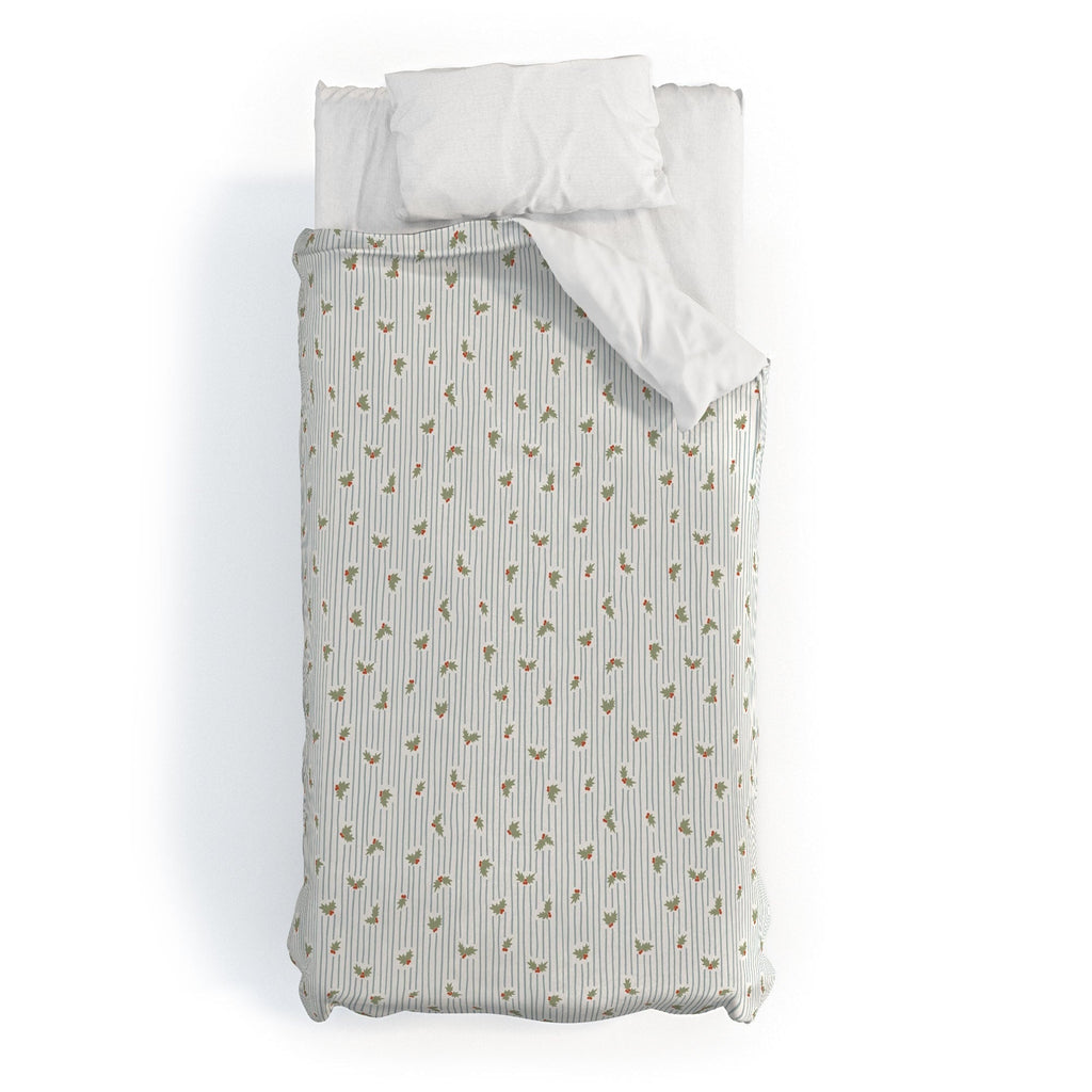 CoastL Studio Hand Drawn Holly Stripe Duvet Cover