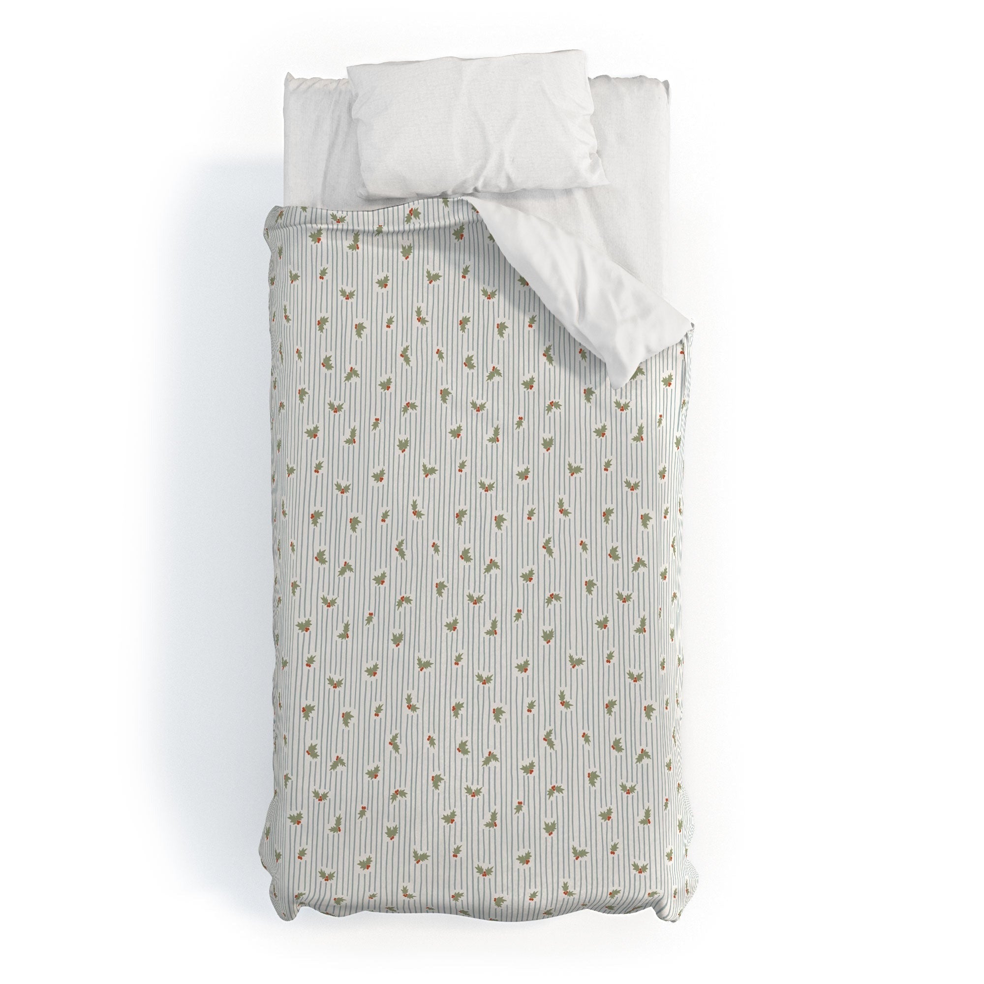CoastL Studio Hand Drawn Holly Stripe Duvet Cover