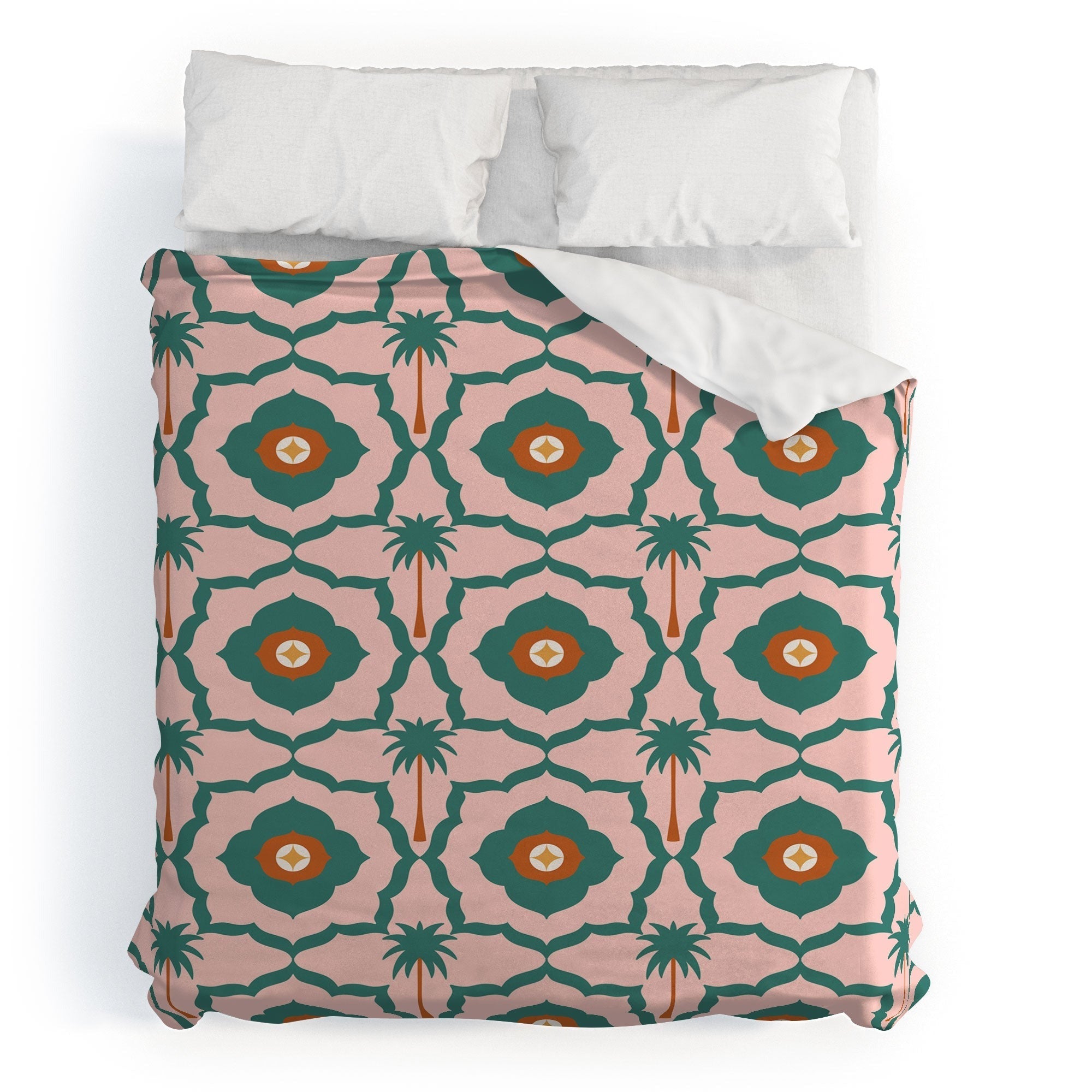 Design by Spark Mid Mod Palm Springs Duvet Cover