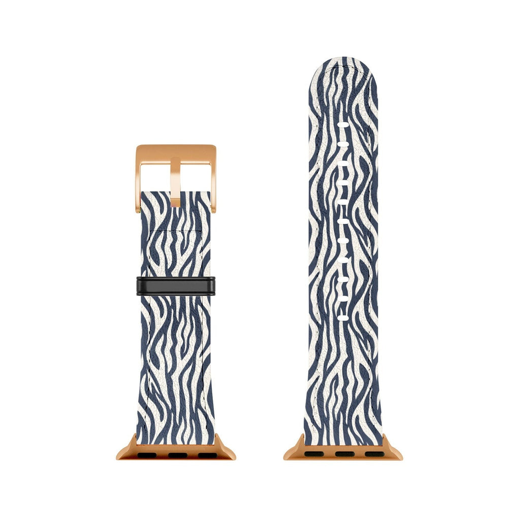 Avenie BR Navy Tiger Stripes Apple Watch Band