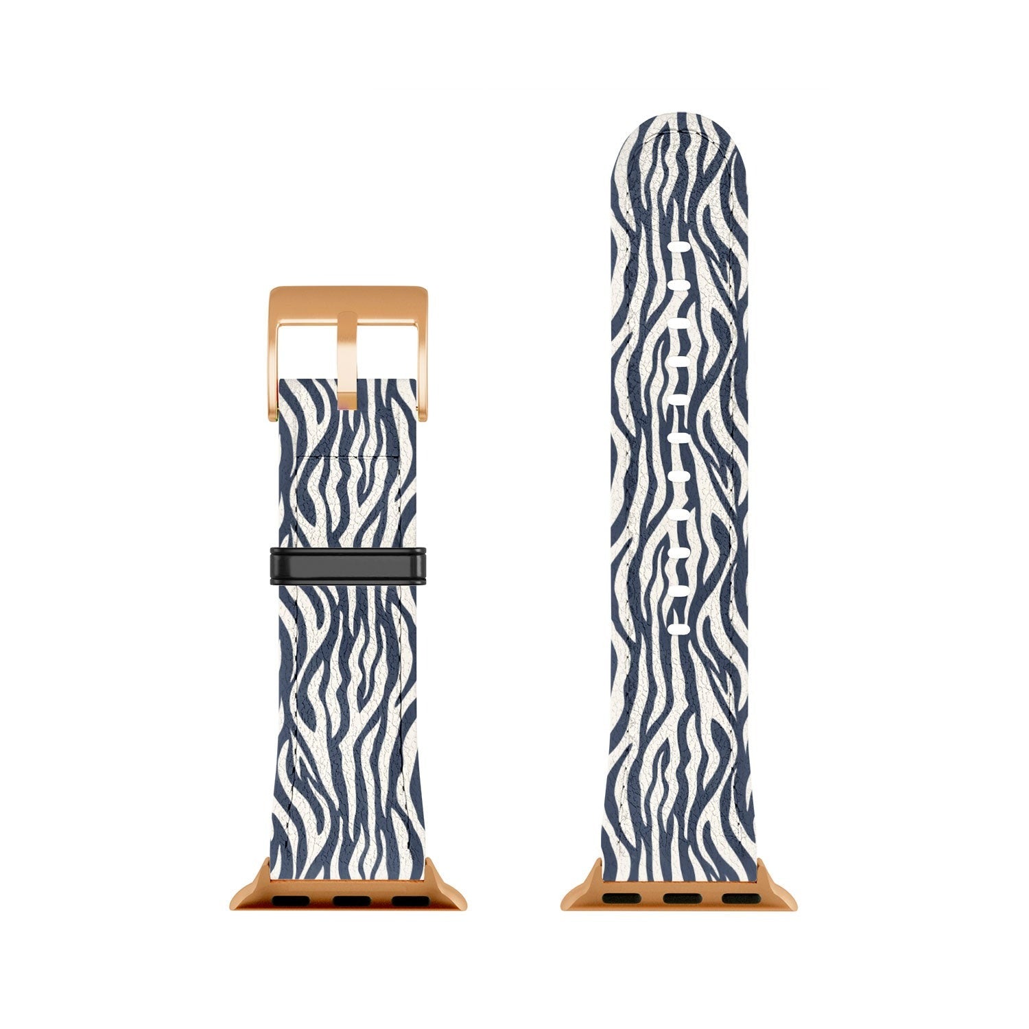 Avenie BR Navy Tiger Stripes Apple Watch Band