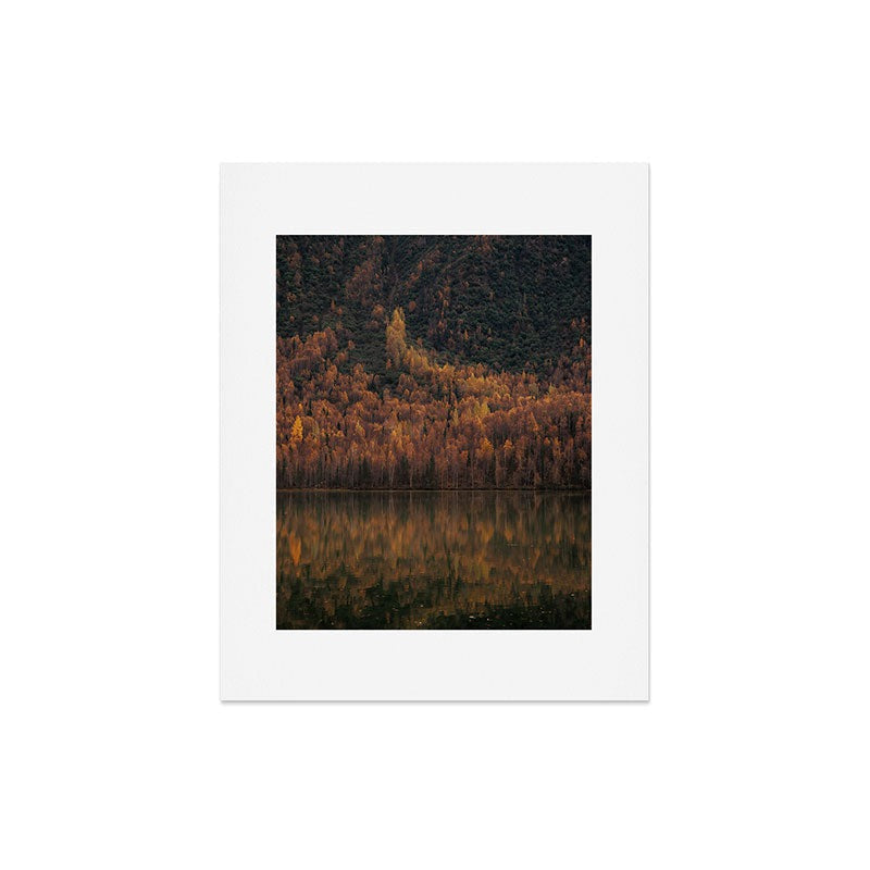 Hannah Kemp Fall Lake Art Print