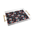 Jennifer Labre Cherries and Bows Acrylic Tray