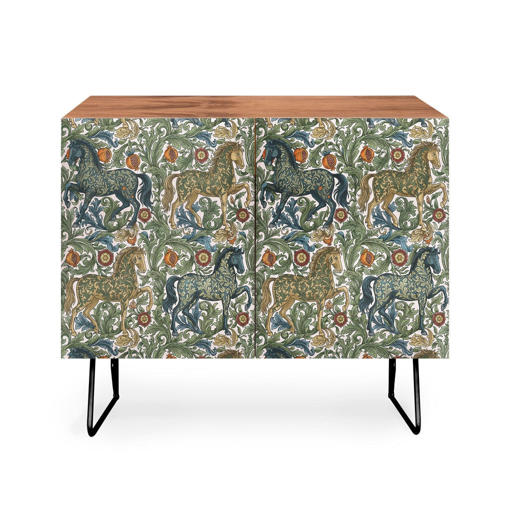 Marta Barragan Camarasa Renaissance Horse Garden Credenza