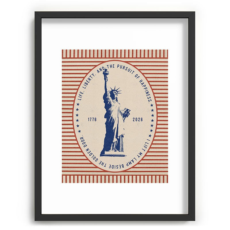DENY Designs Life Liberty Recessed Framing Rectangle