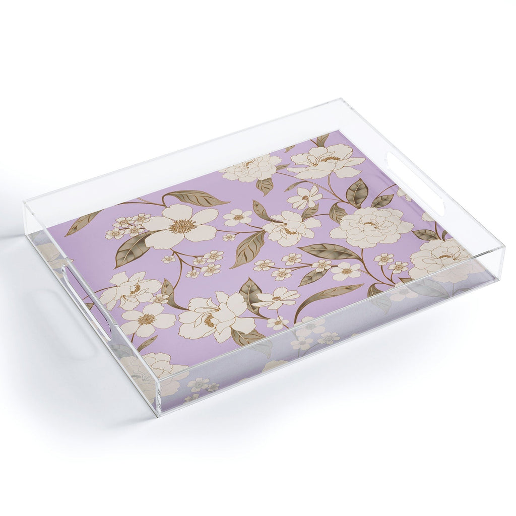 Gabriela Fuente Roberta lilac Acrylic Tray