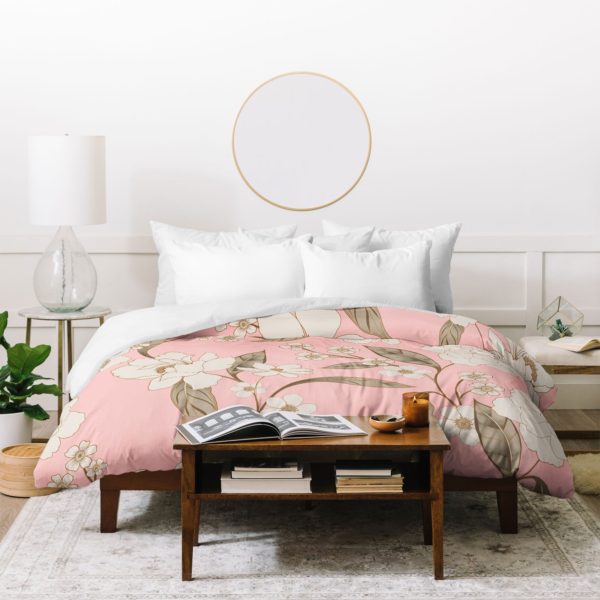 Gabriela Fuente Roberta in Pink Duvet Cover