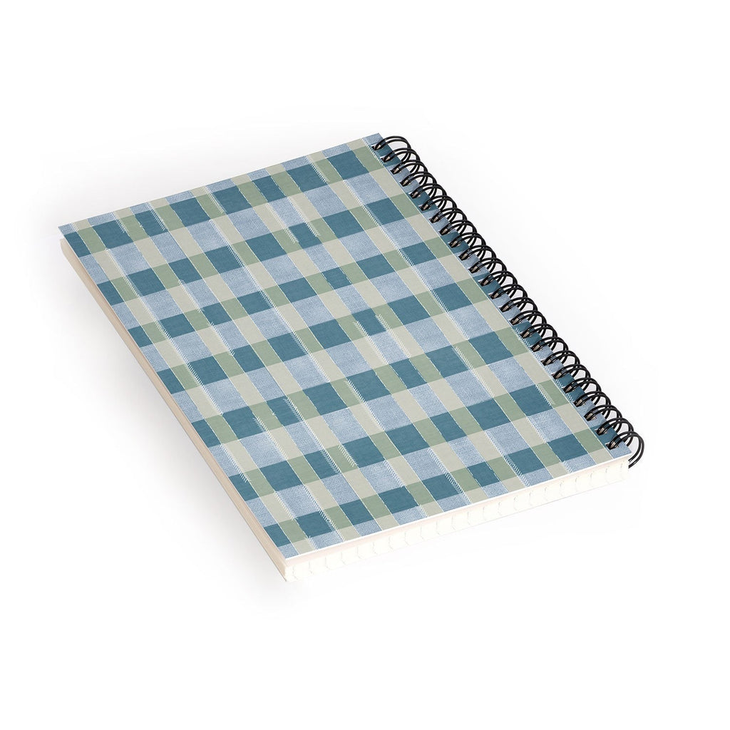 Marta Barragan Camarasa Country Style Checks Spiral Notebook