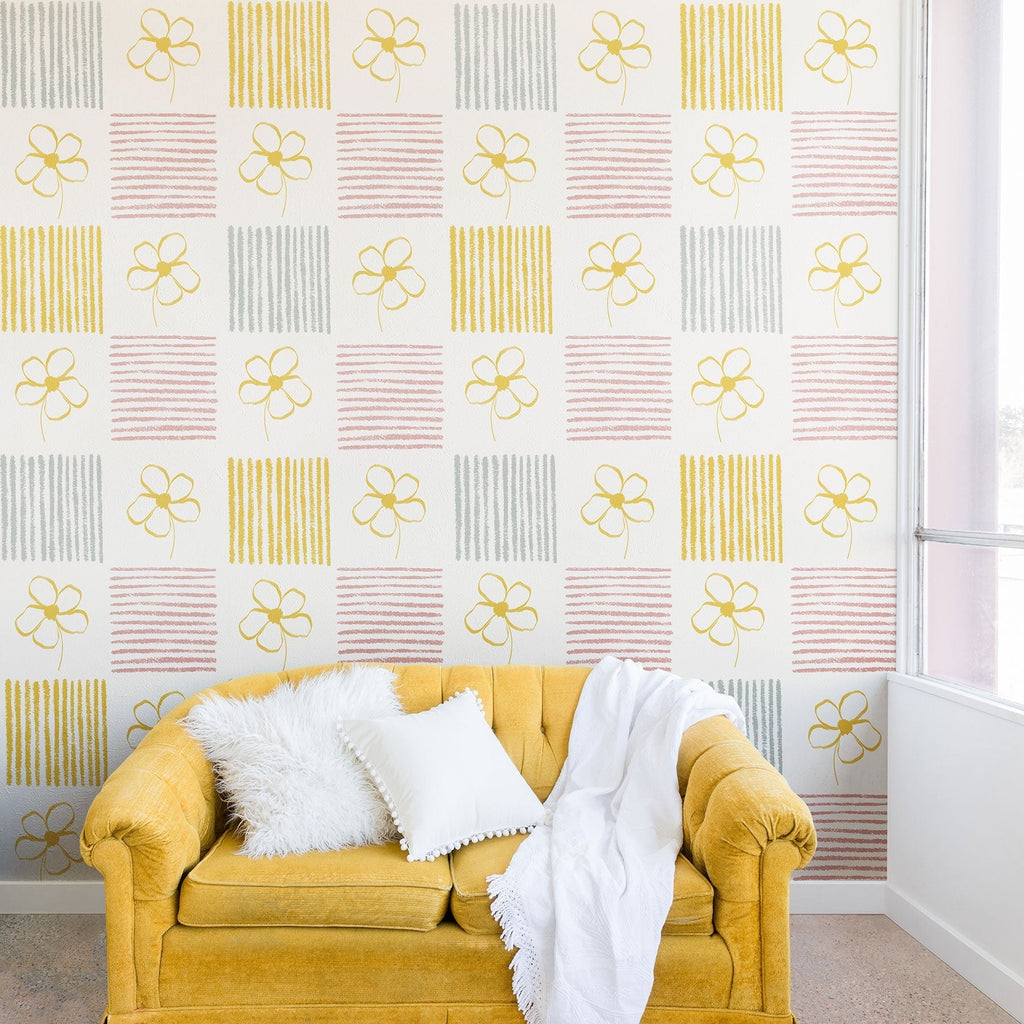 Menina Lisboa Spring Grandmillennial Wall Mural
