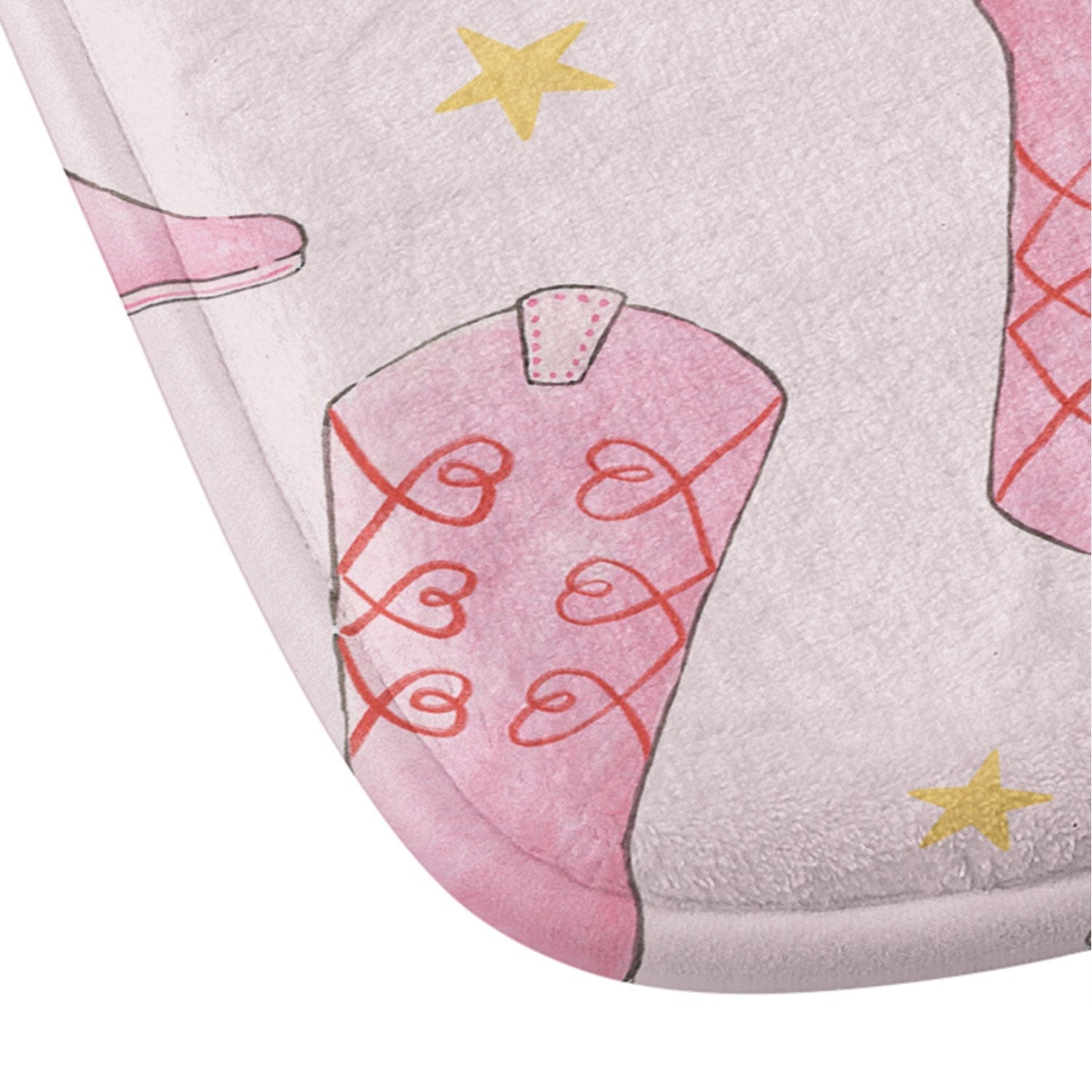 Love_Ryming Stars and Boots Memory Foam Bath Mat