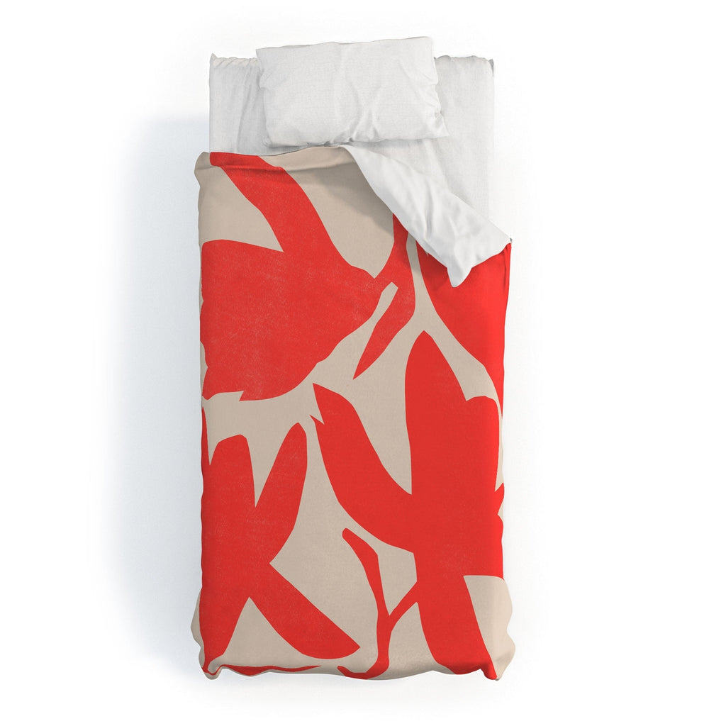 Garima Dhawan magnolia 12 Duvet Cover