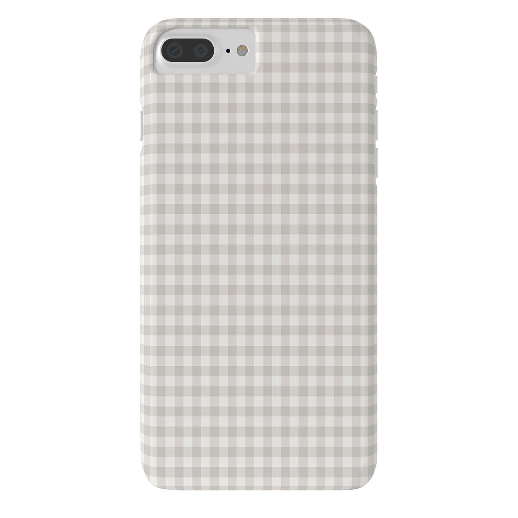 Colour Poems Gingham Plaid Pattern Cloud White Phone Case