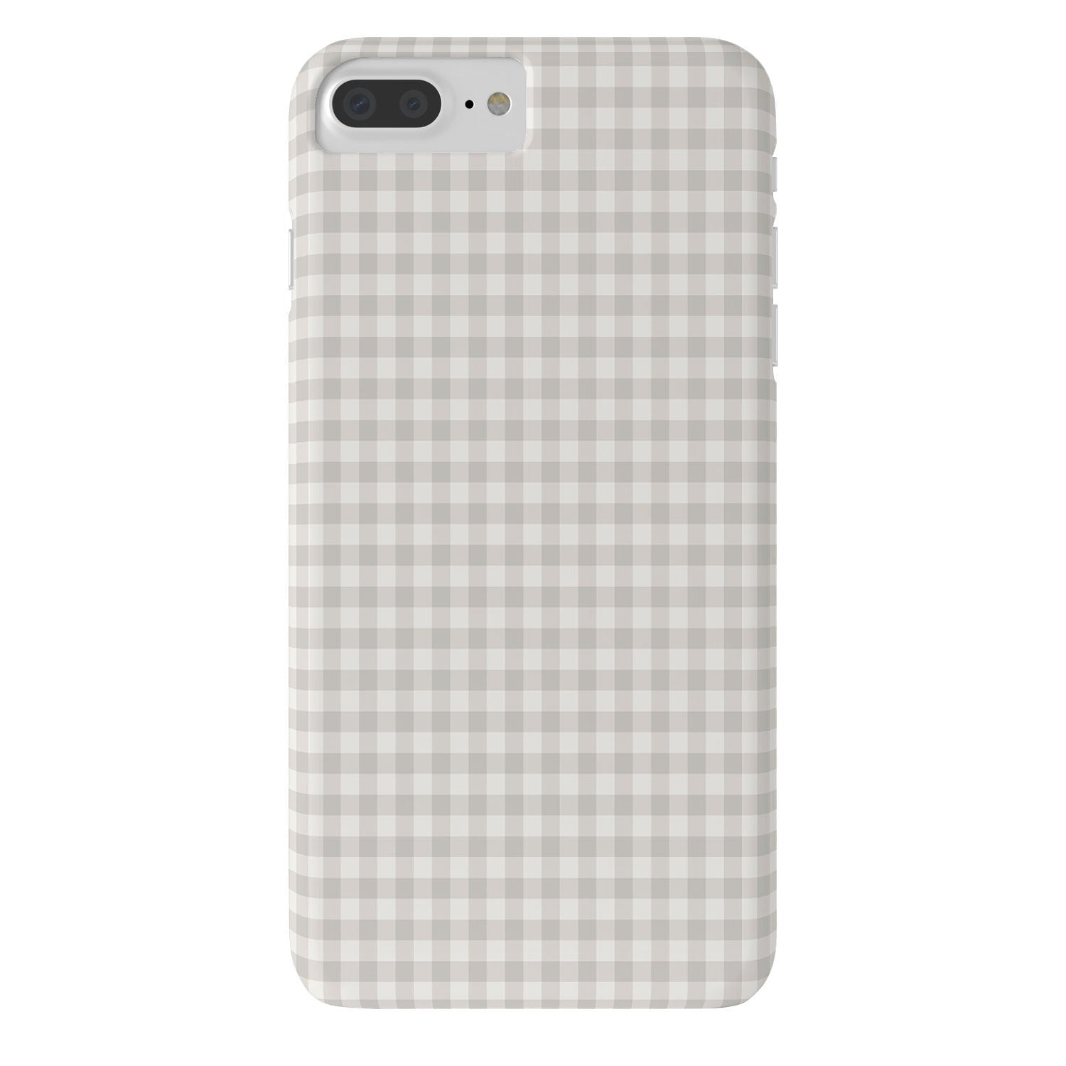 Colour Poems Gingham Plaid Pattern Cloud White Phone Case