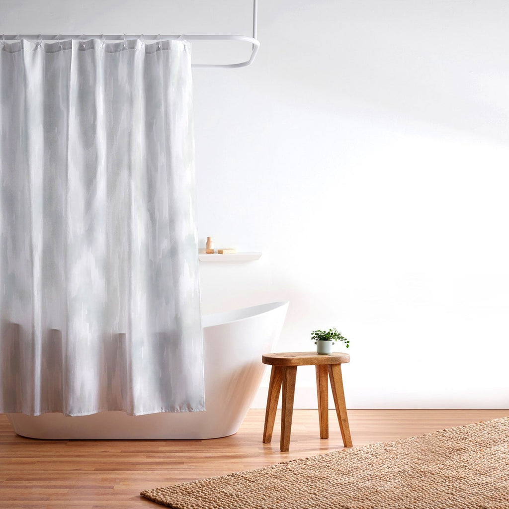 Jacqueline Maldonado Watercolor Wood Grain Shower Curtain