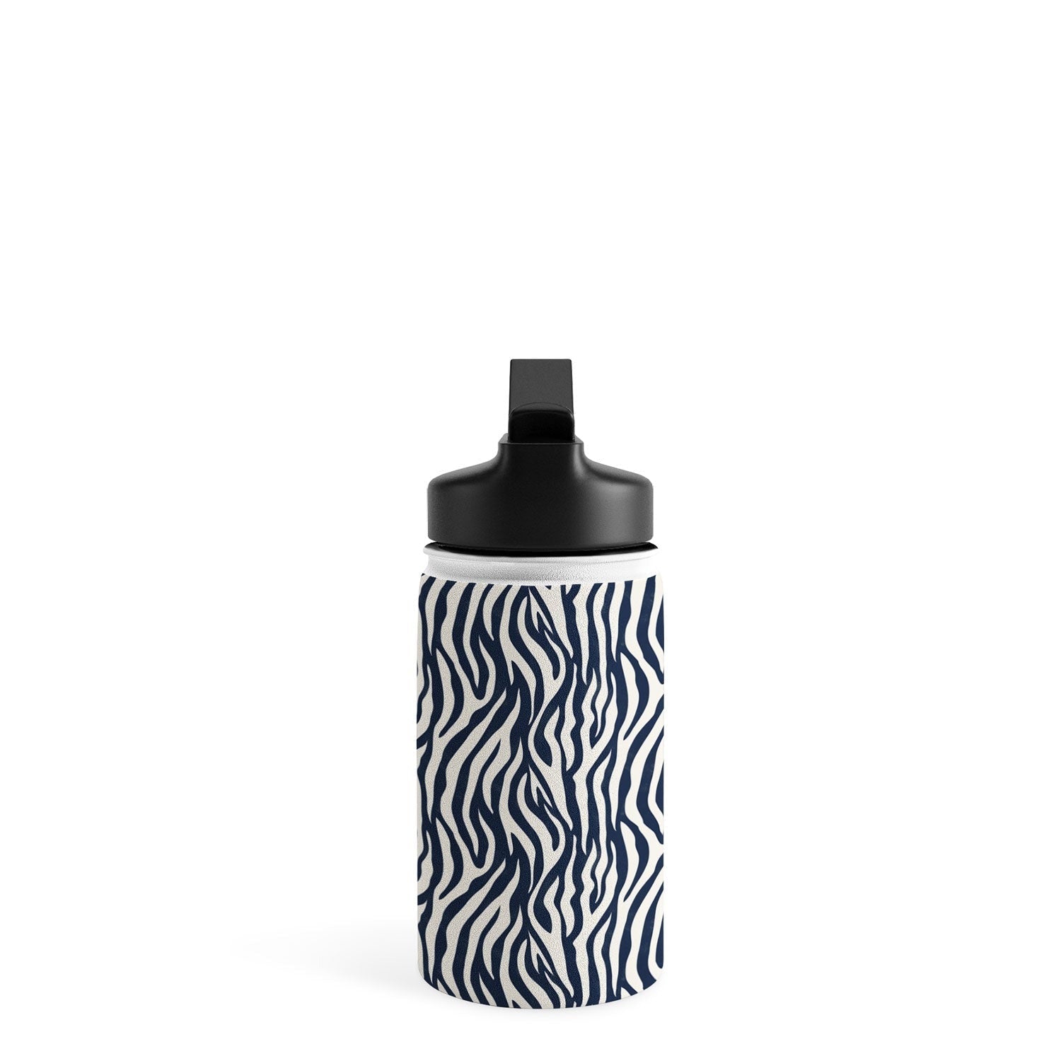 Avenie BR Navy Tiger Stripes Water Bottle