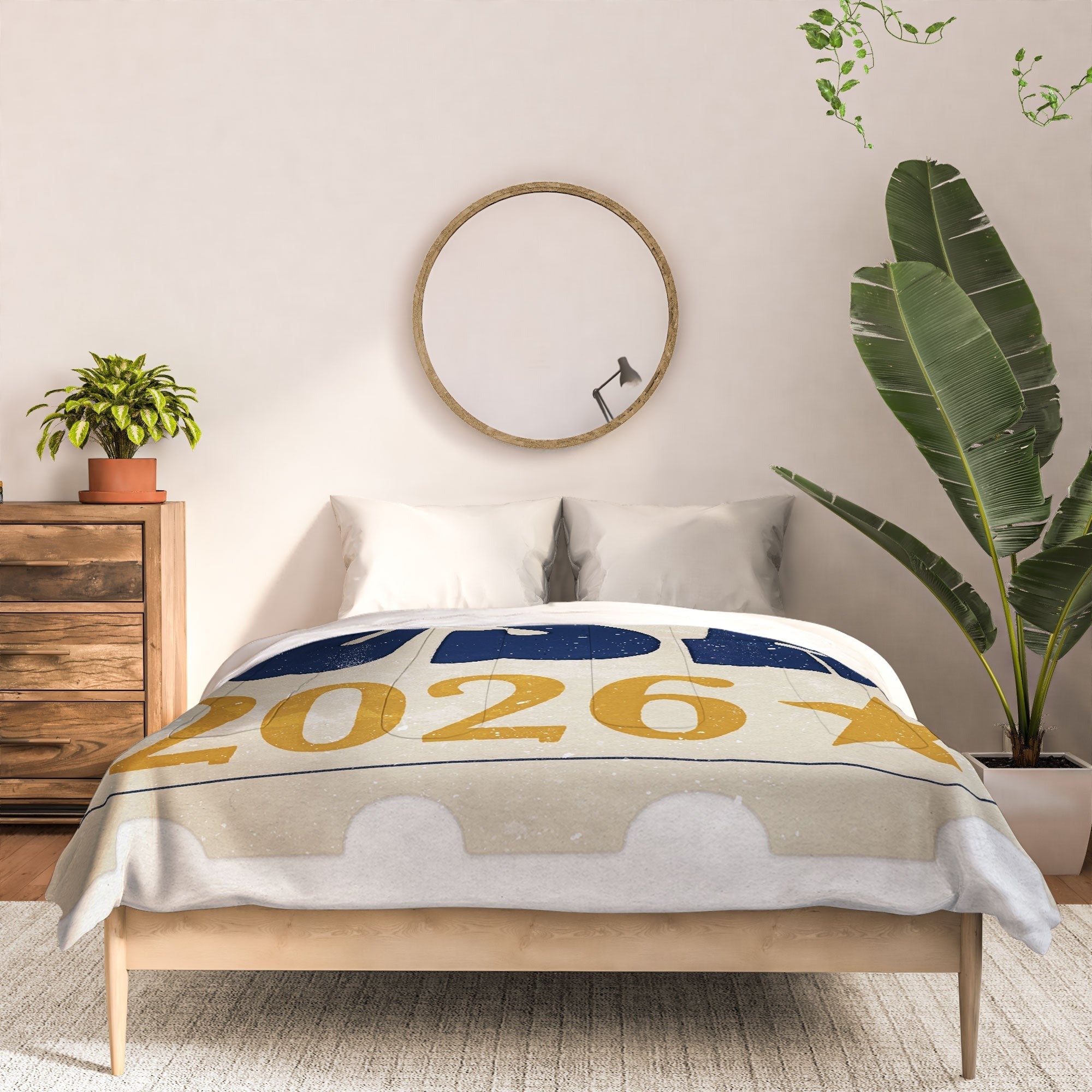 DENY Designs USA Stamp Comforter