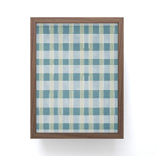 Marta Barragan Camarasa Country Style Checks Framed Mini Art Print