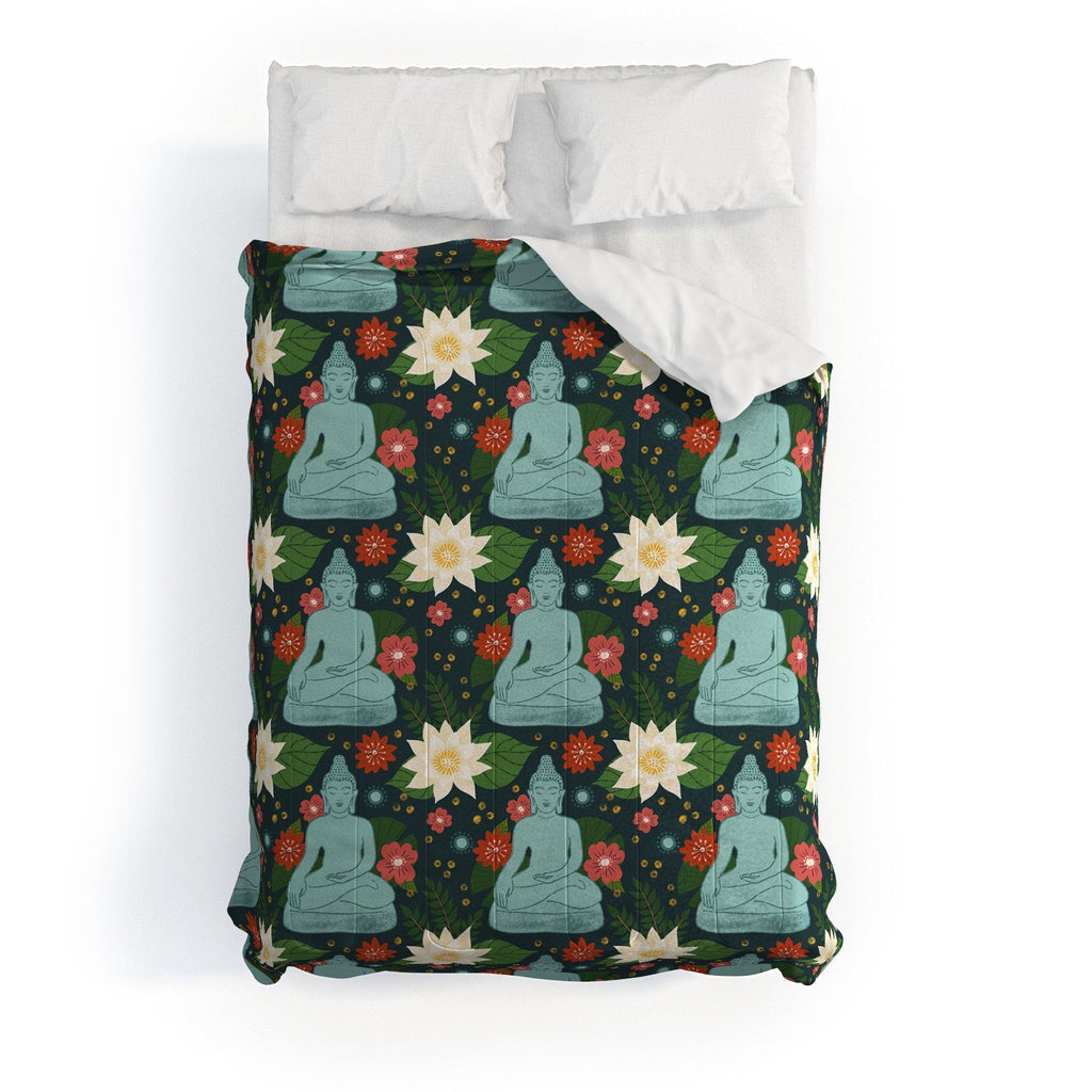 Design by Spark Meditating Lotus Buddha Comforter