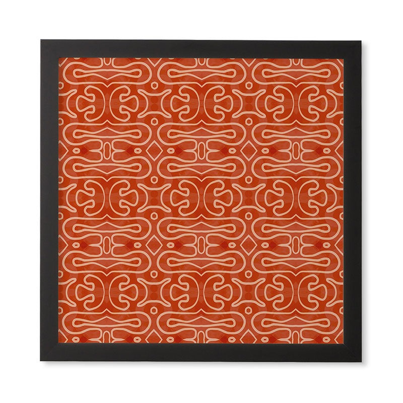 Mirimo Venexiana Burnt Orange Framed Wall Art