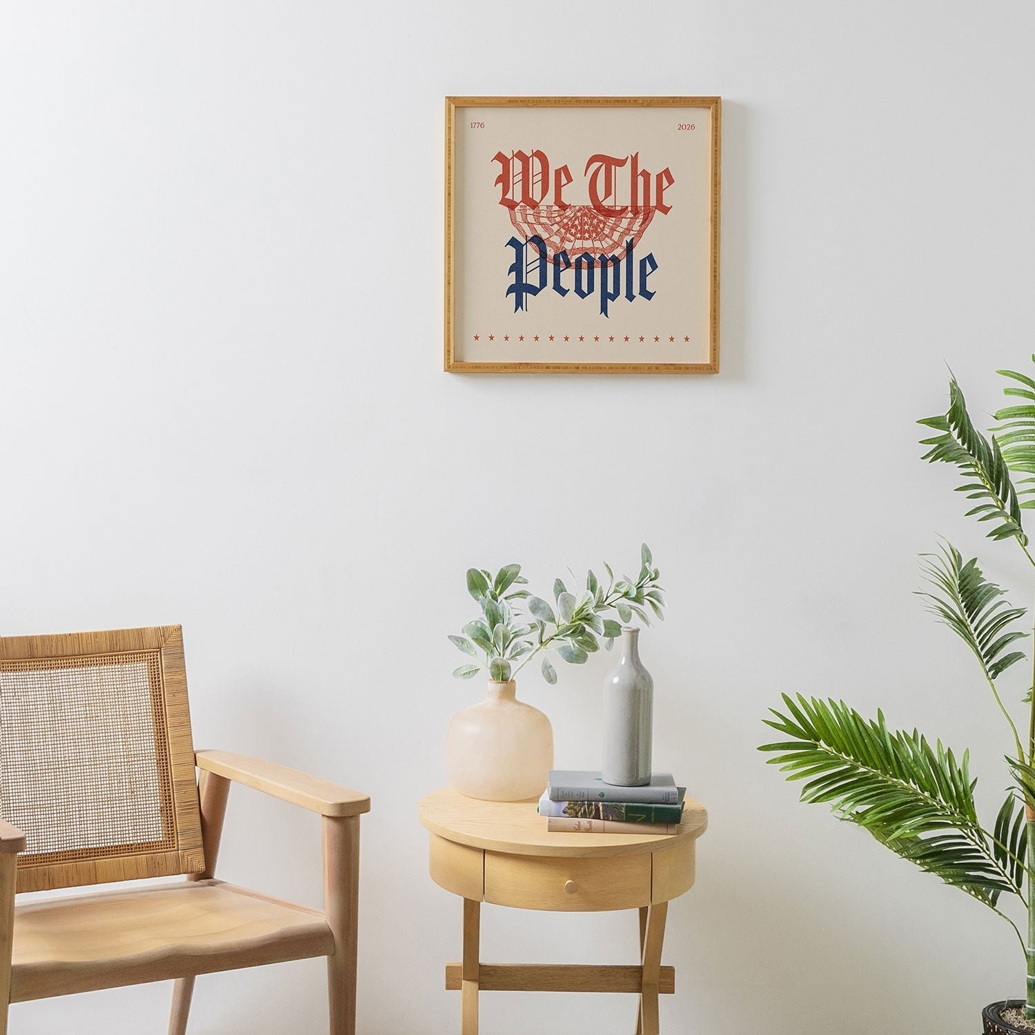 DENY Designs We The People ii Framed Wall Art