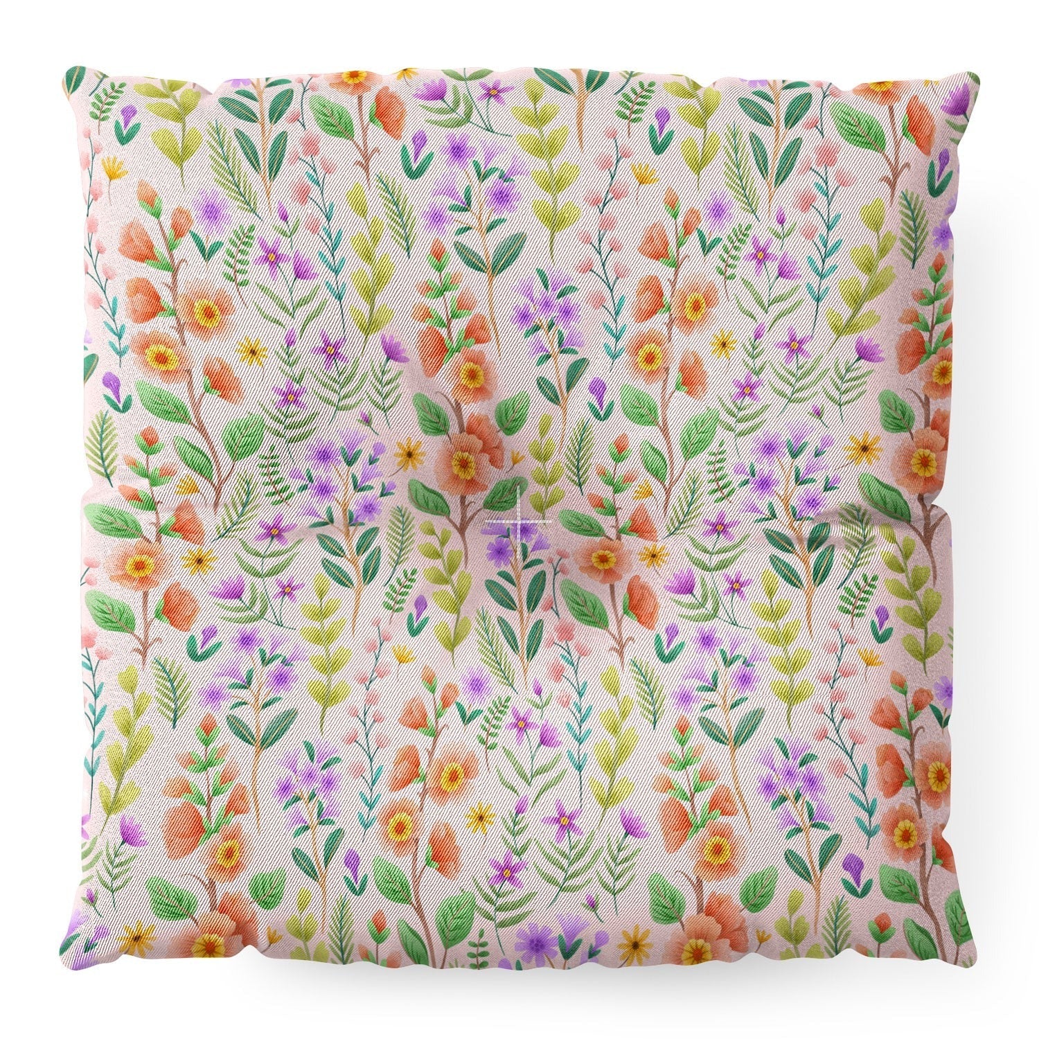 Pimlada Phuapradit Ditsy Spring Floral Floor Pillow Square