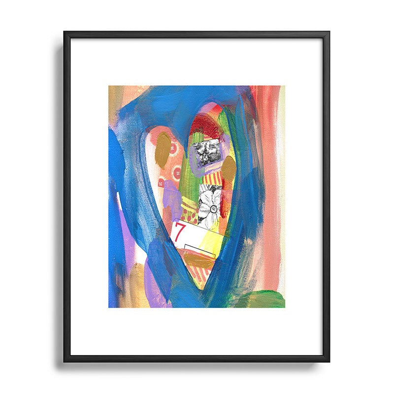 Natalie Baca Lucky in Love Metal Framed Art Print