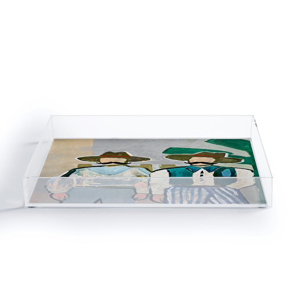 83 Oranges Side By Side Cowboy Edition Acrylic Tray