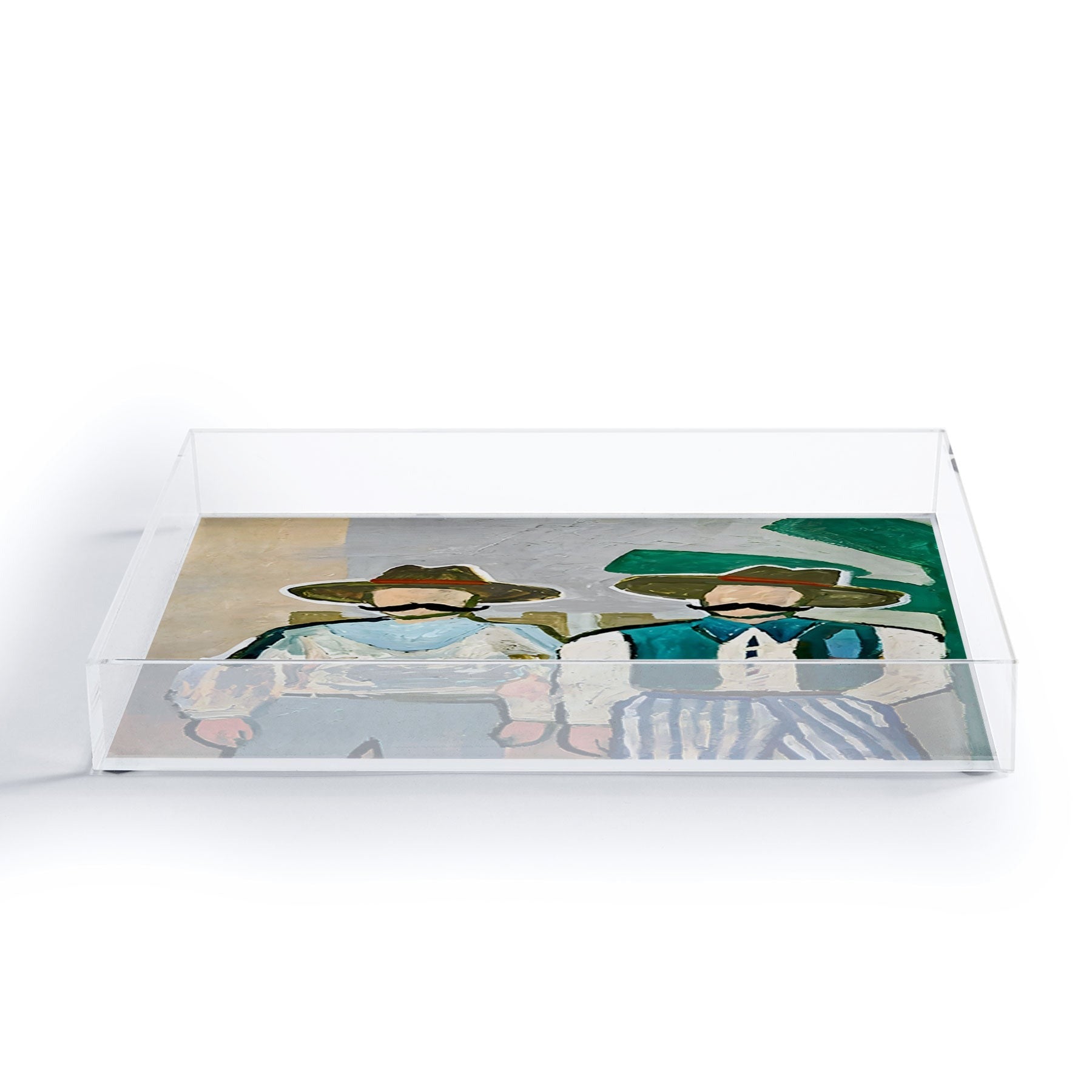 83 Oranges Side By Side Cowboy Edition Acrylic Tray
