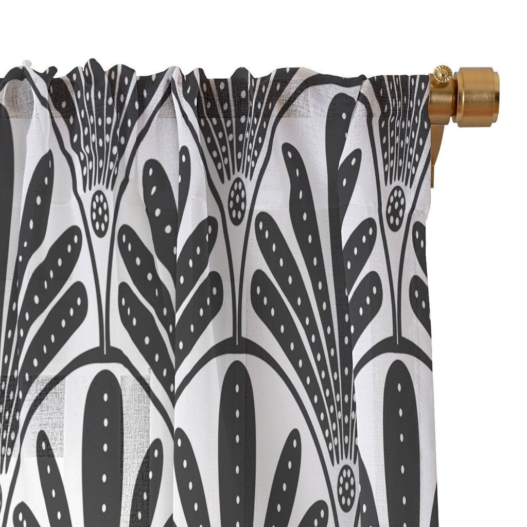 Jennifer Labre Hollywood Glam Sheer Window Curtain
