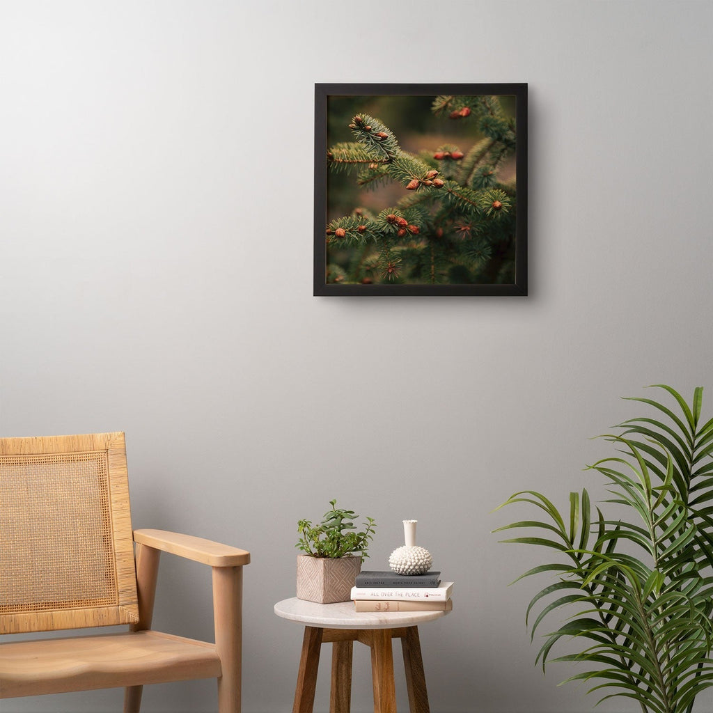 Hannah Kemp Spruce Tips Framed Wall Art