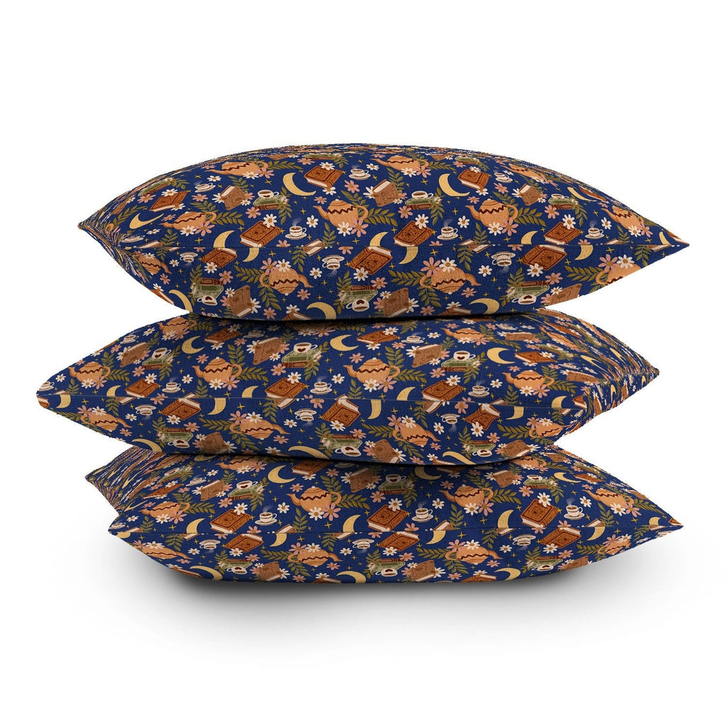 Avenie Moonlit Reading Nook II Outdoor Throw Pillow