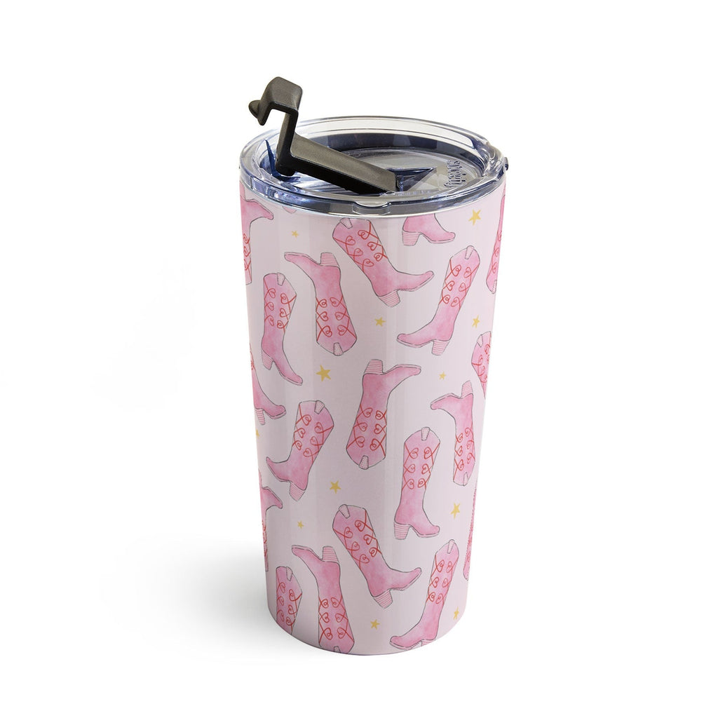 Love_Ryming Stars and Boots Travel Mug