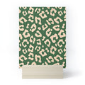 Avenie BR Cheetah Print In Green Mini Art Print