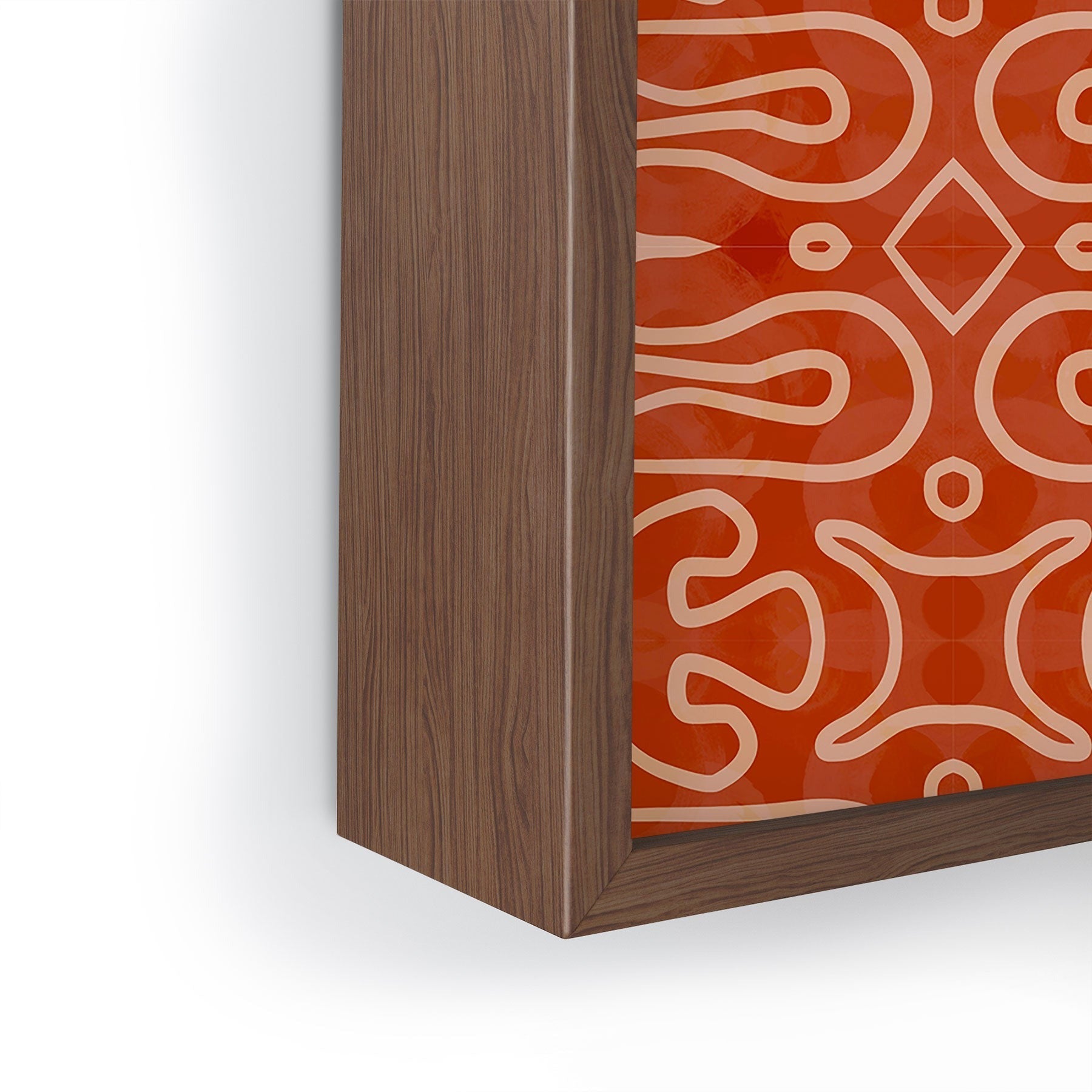 Mirimo Venexiana Burnt Orange Framed Mini Art Print