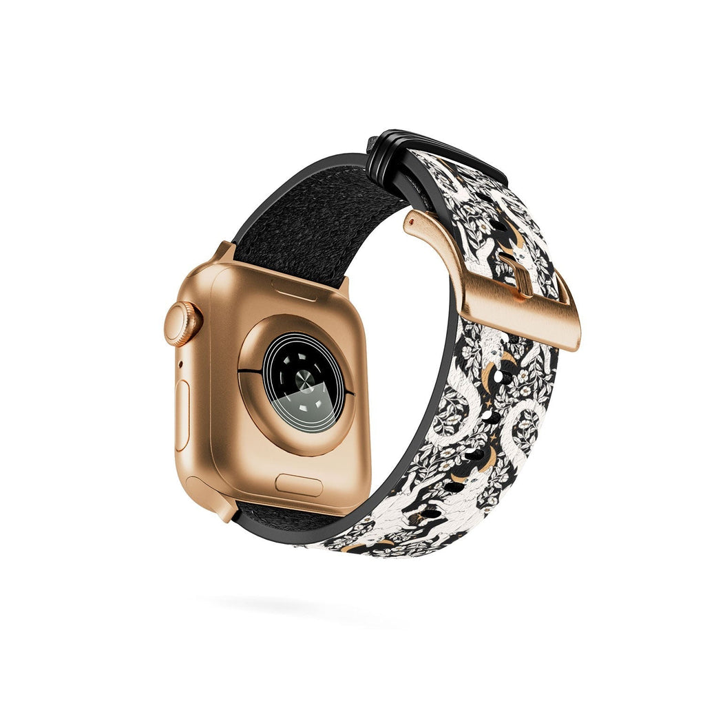 Avenie Celestial Cats Gold Apple Watch Band