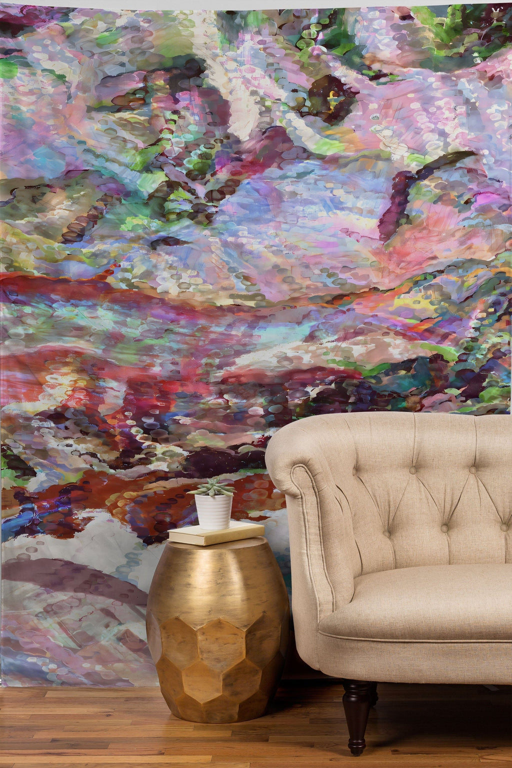 83 Oranges Sequin Haze Tapestry