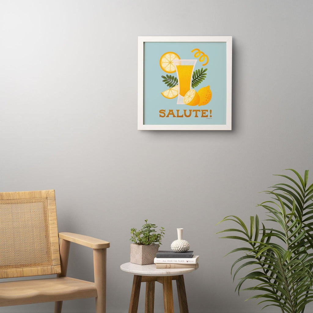 Jessica Molina Limoncello Cocktail Framed Wall Art