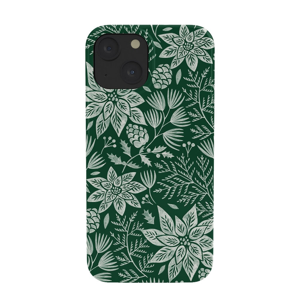 Pimlada Phuapradit Christmas Poinsettia Phone Case