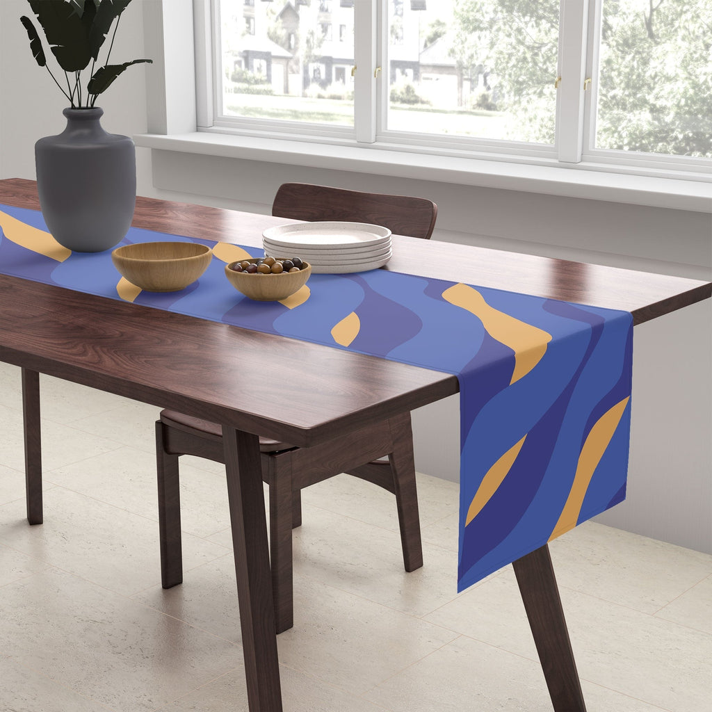 Camilla Foss Pebbles in Stream Table Runner