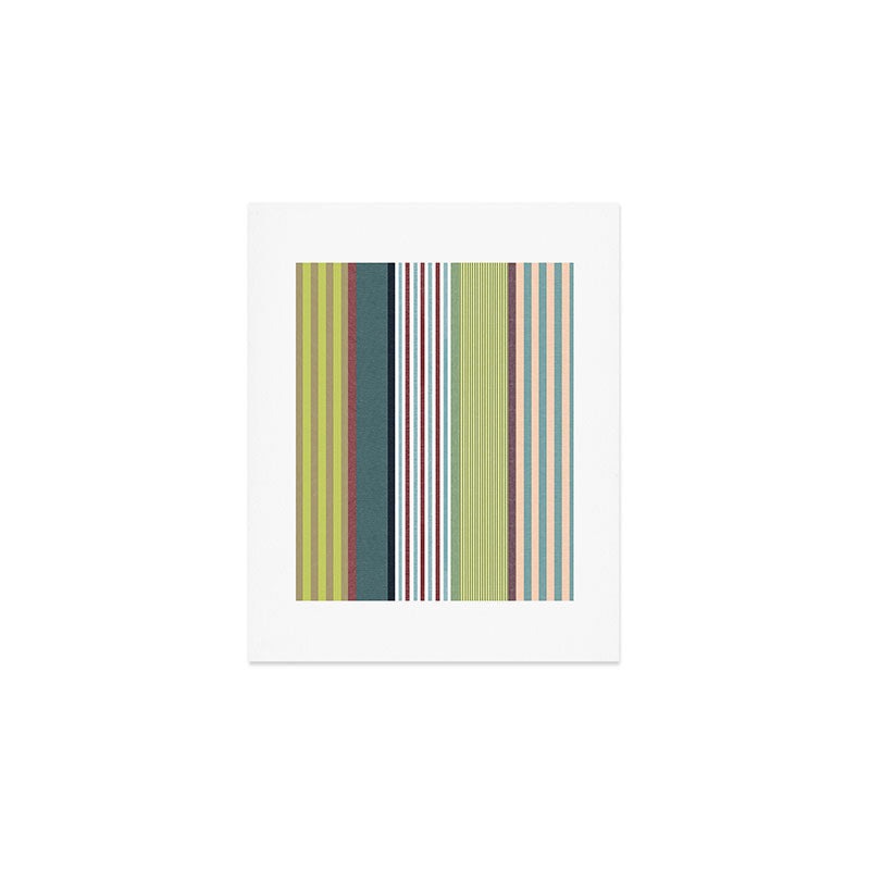 Marta Barragan Camarasa Colorful Stripe Delight Art Print