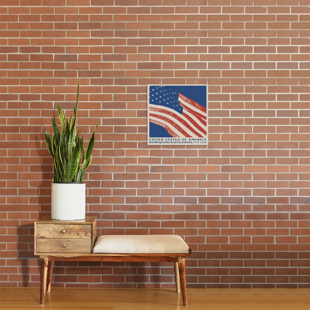 DENY Designs Stars n Stripes Semiquincentennial Art Print