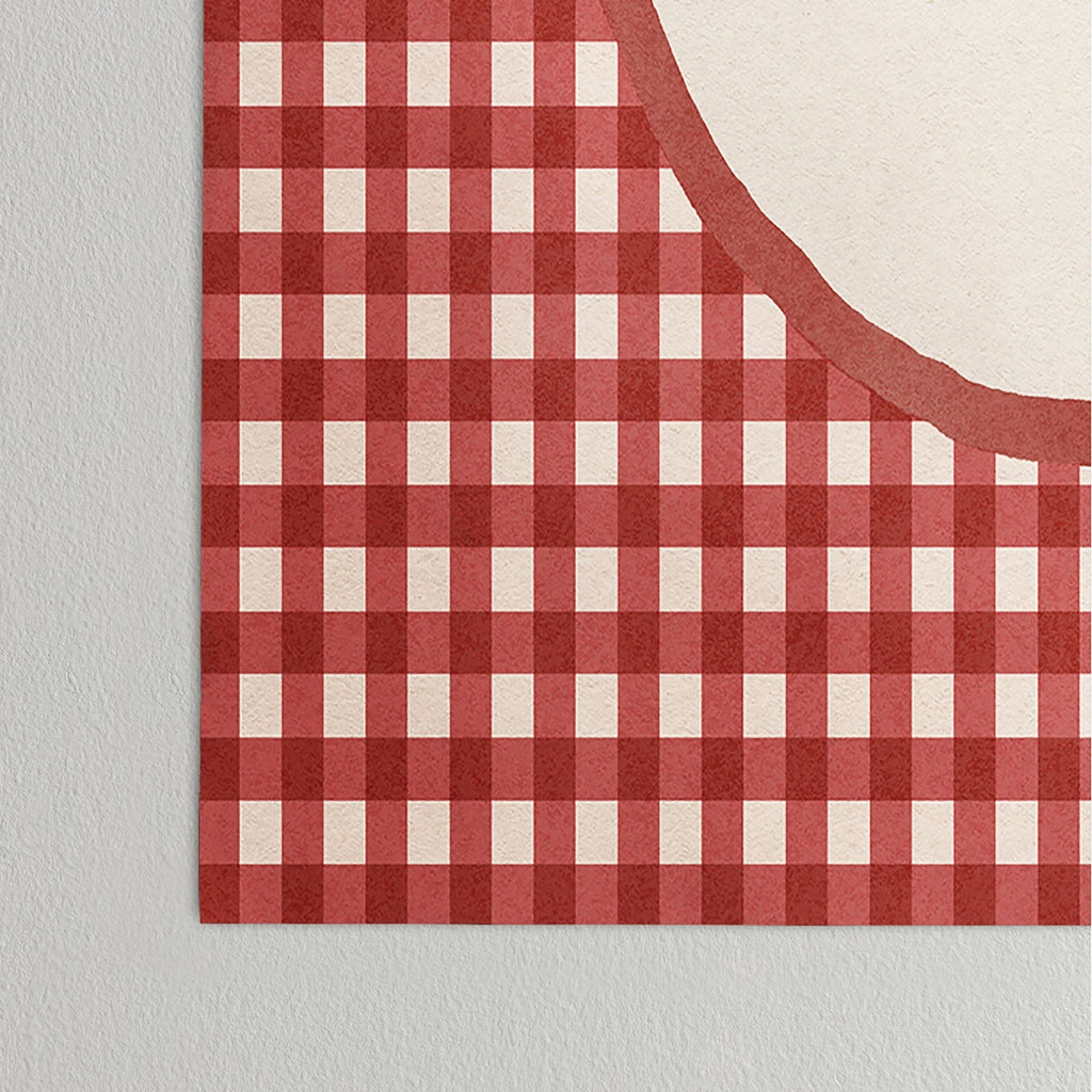 DENY Designs Gingham Eagle Poster